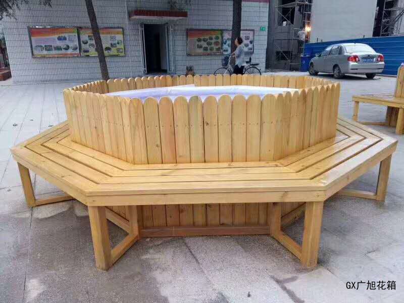 呼和浩特连座椅树池花箱